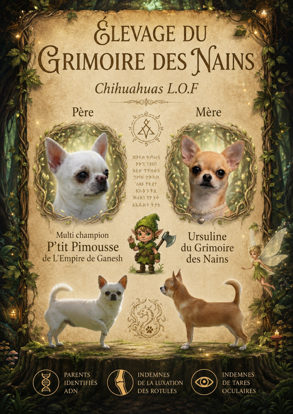 Chiot Chihuahua Du Grimoire Des Nains