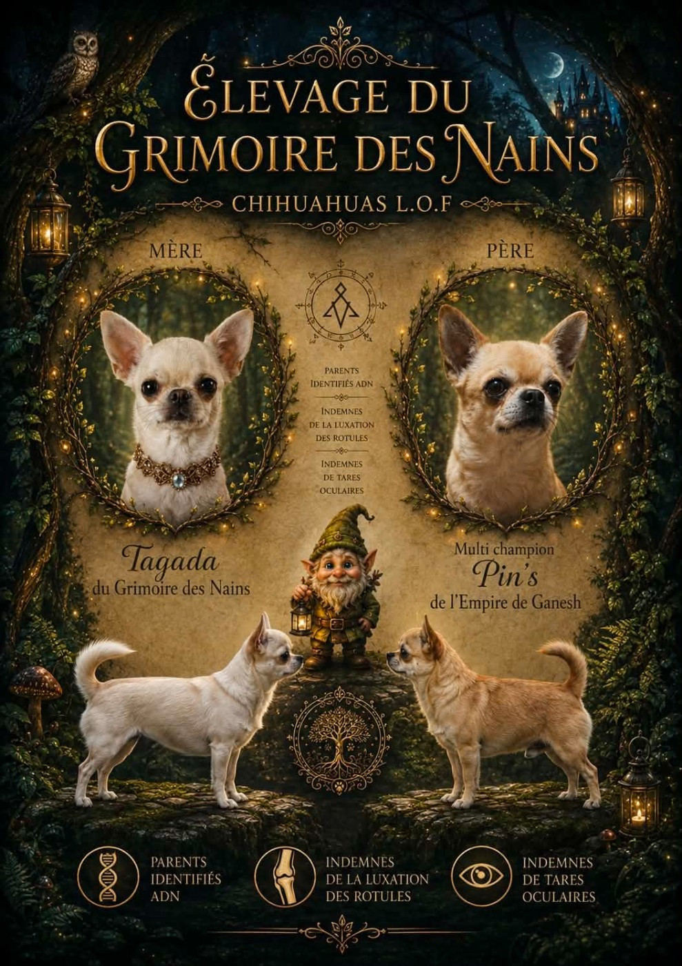 Chiot Chihuahua Du Grimoire Des Nains